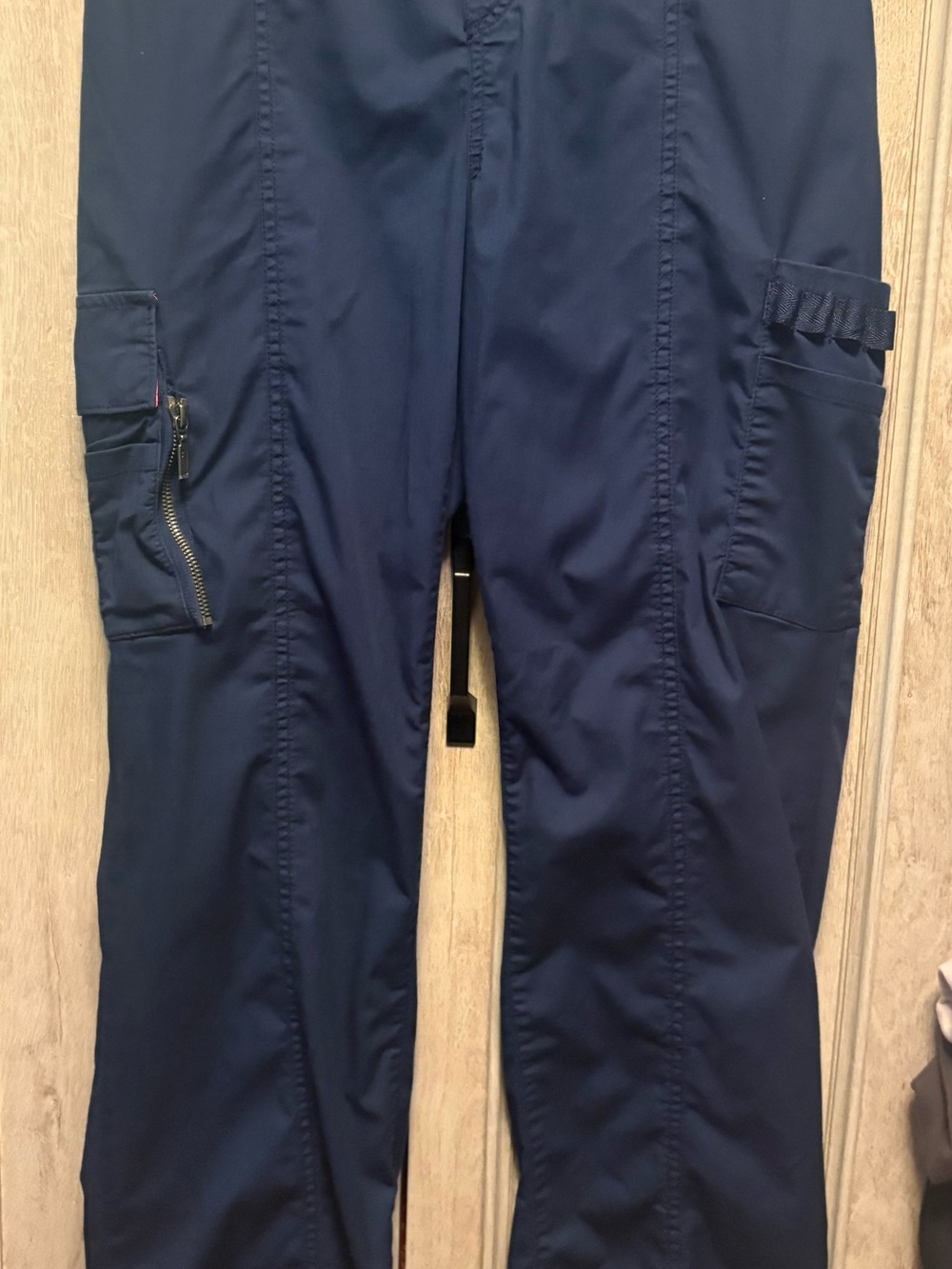 Beyond Scrubs Navy Blue Multi-Pocket Cargo Scrub Pants